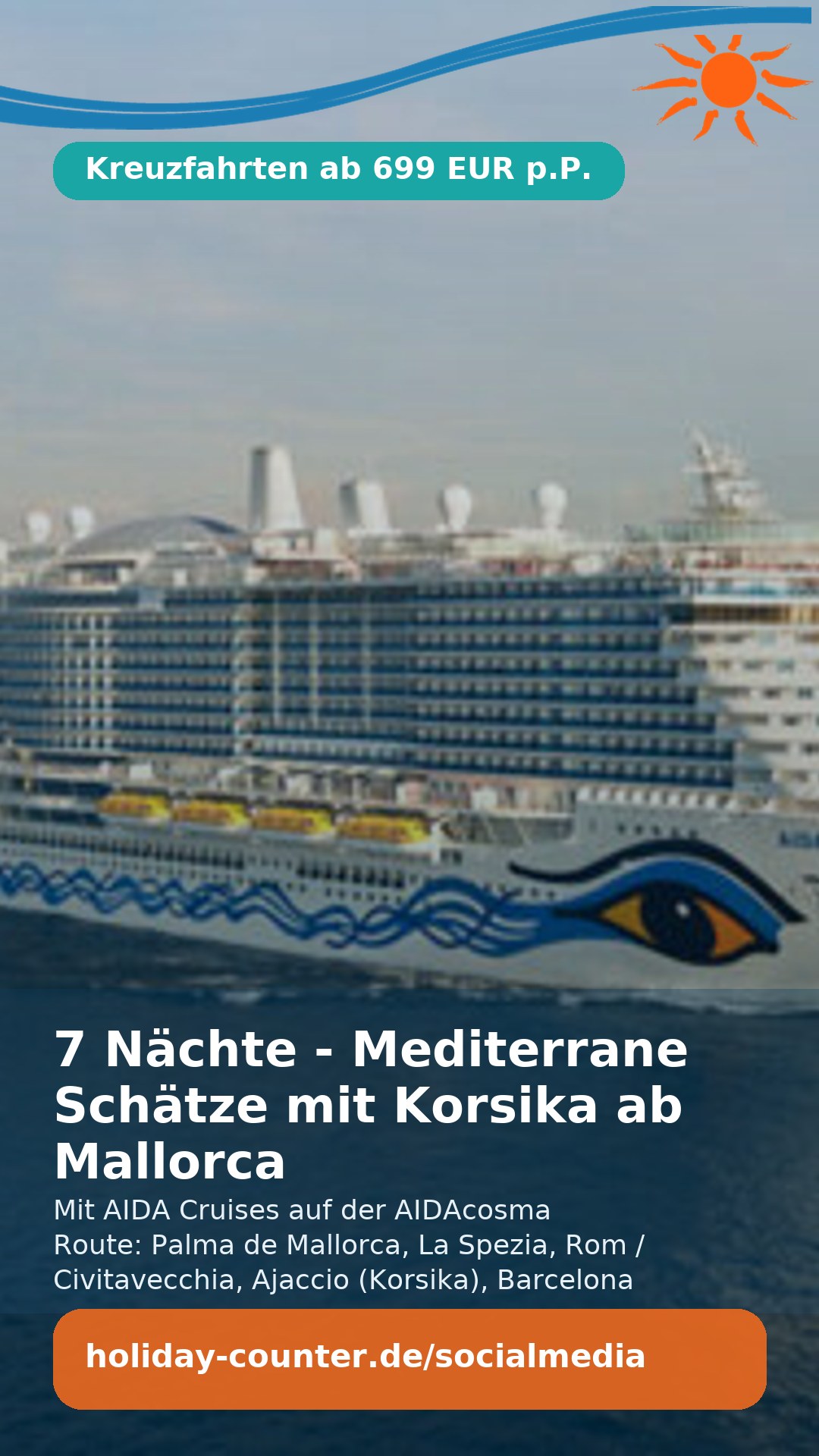 7 Nächte - Mediterrane Schätze mit Korsika ab Mallorca