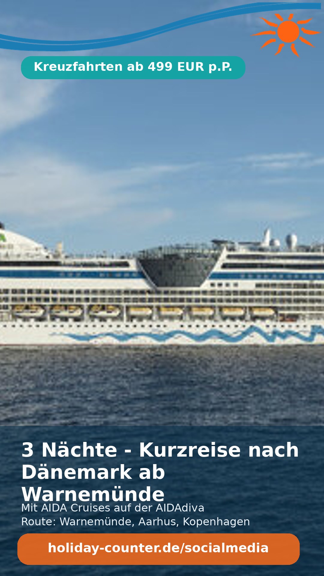 3 Nächte - Kurzreise nach Dänemark ab Warnemünde